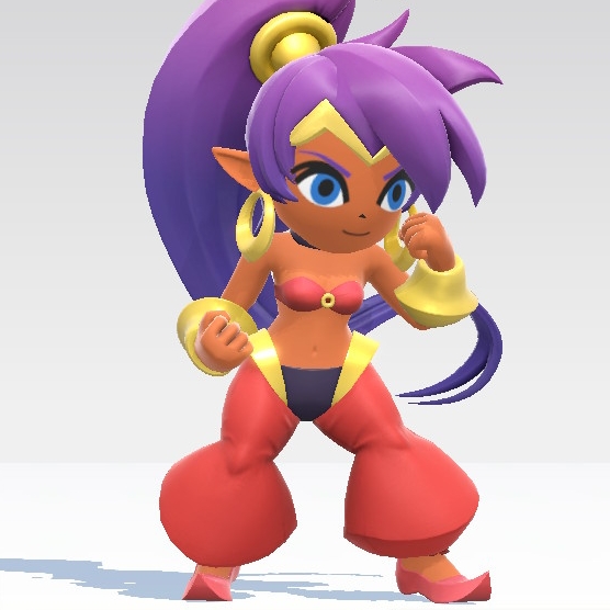 Shantae's Mii Fighter in Super Smash Bros. Ultimate