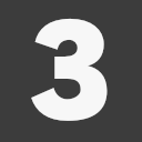 A test image with the number 3