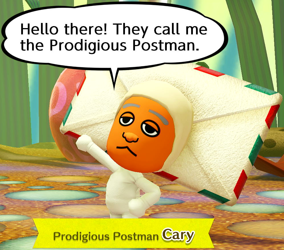 Prodigious Postman, Cary.