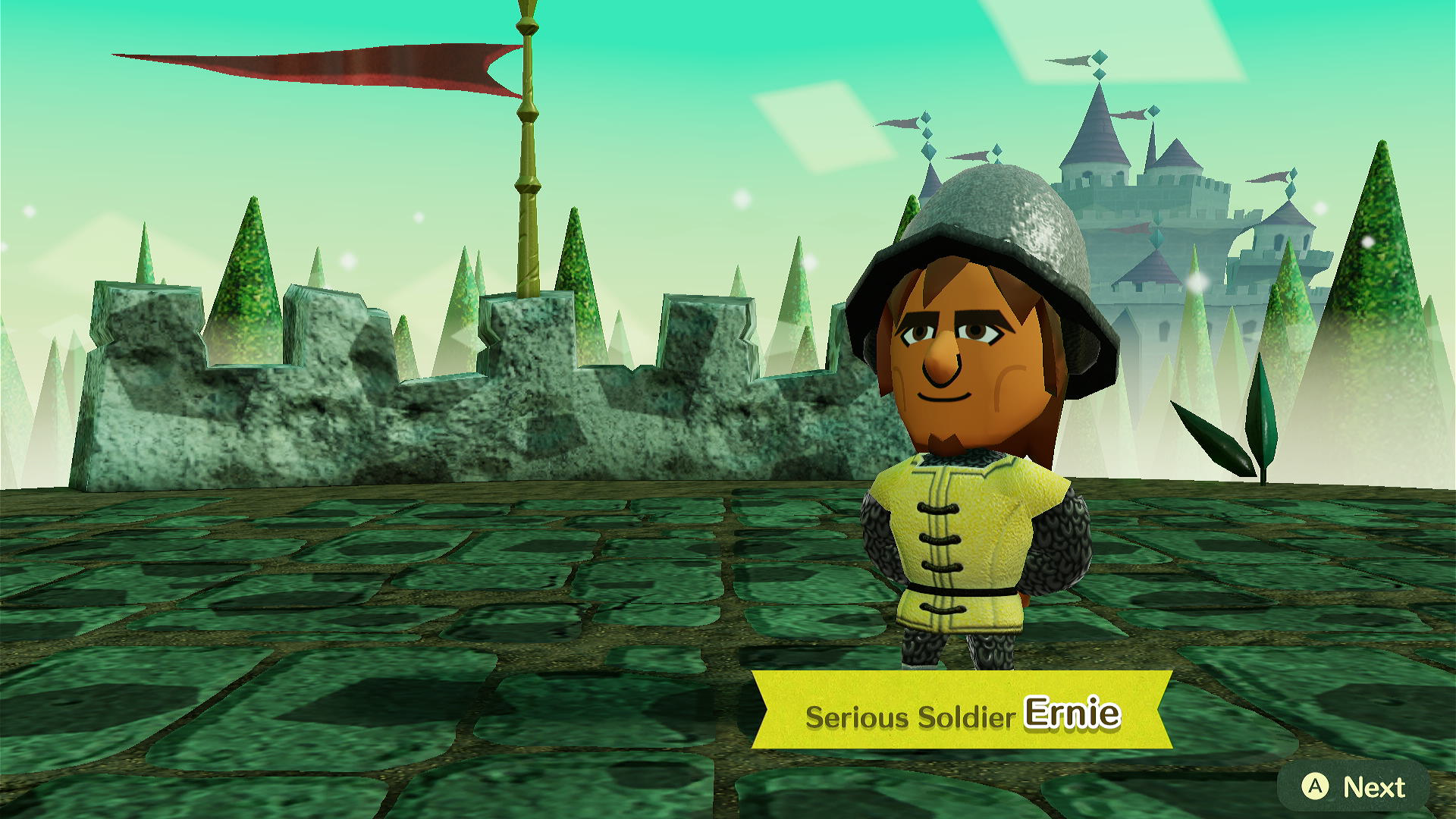 The Serious Soldier, Ernie.