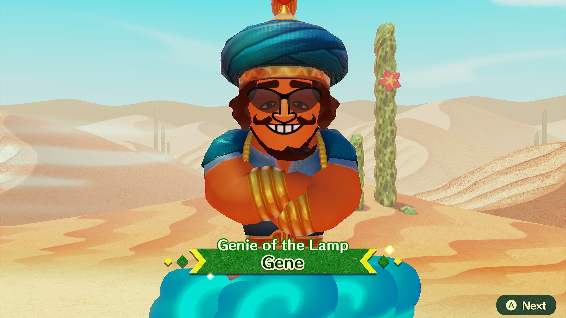 The Genie of the Lamp, Gene.