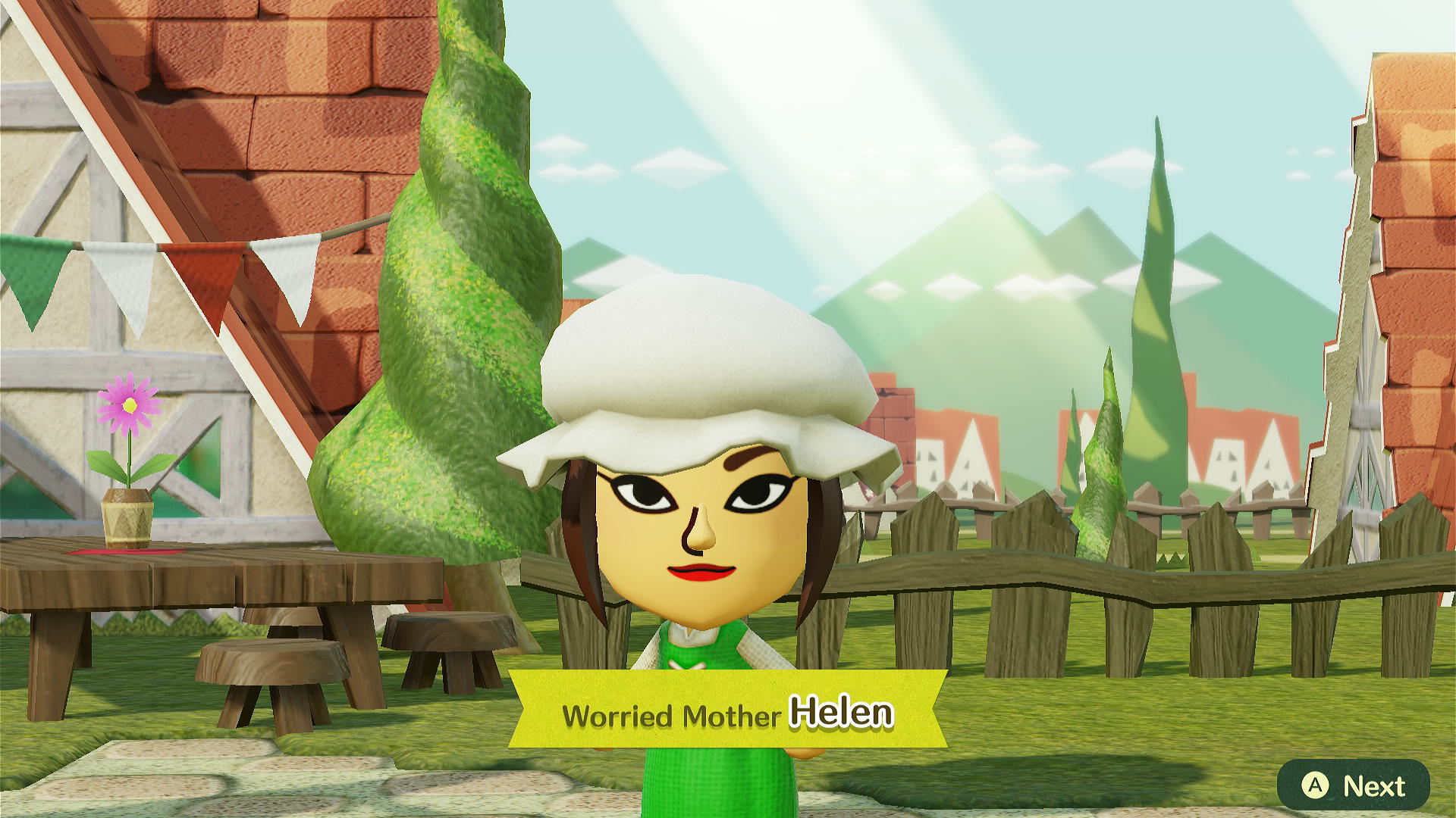 The Worried Mother, Helen.