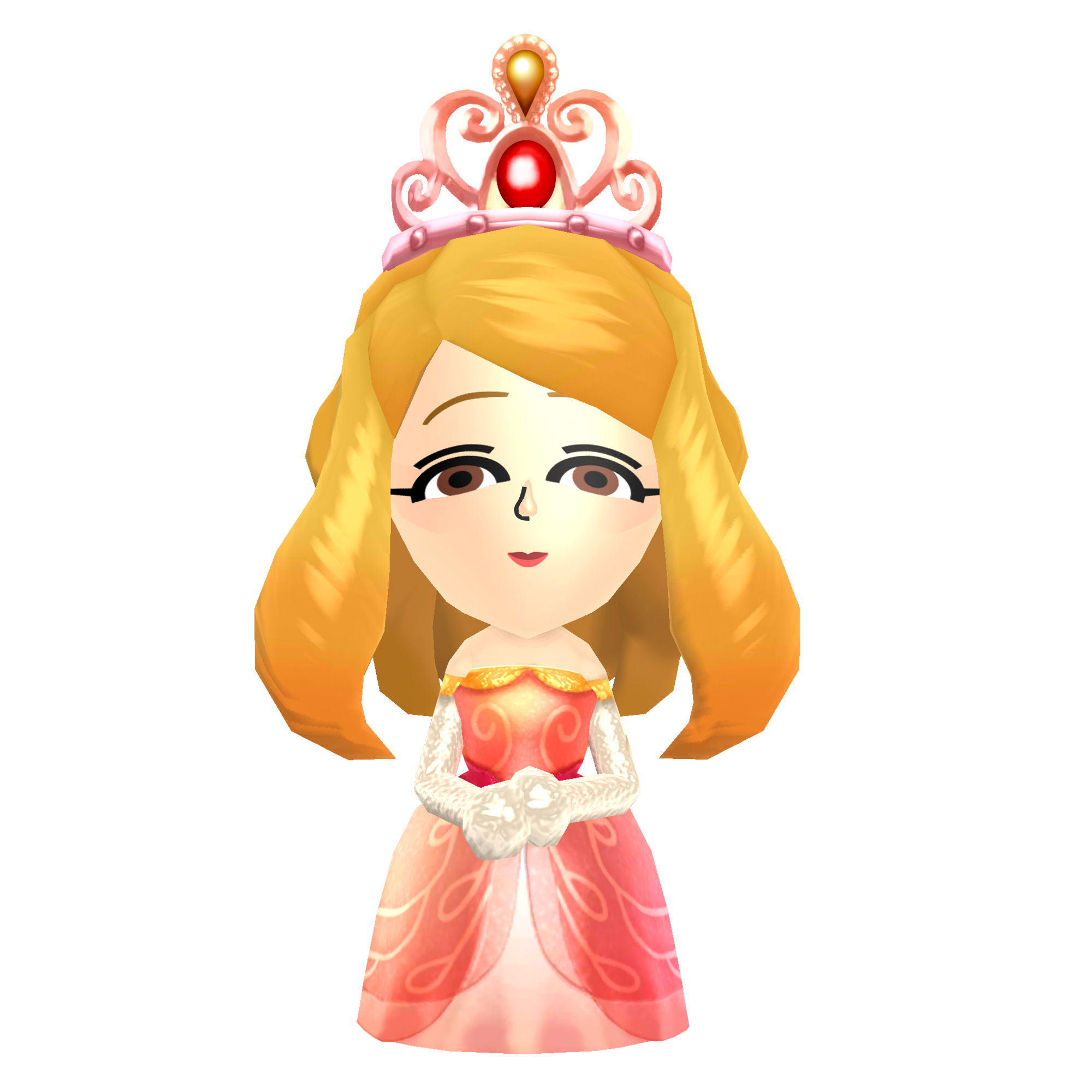 Miitopia (3DS) press kit promotional art for the Princess