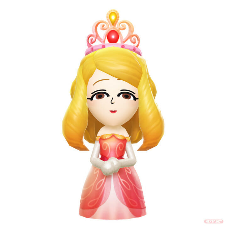 Miitopia (Switch) promotional art for the Princess, featuring Marianne.