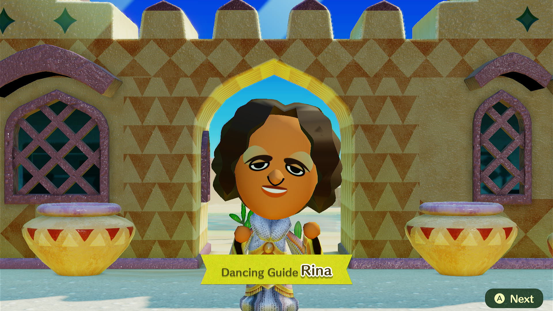 The Dancing Guide, Rina.