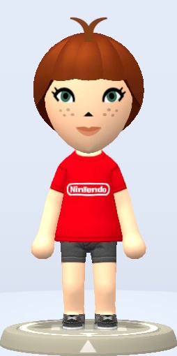 Nina's Mii as it appears in-game